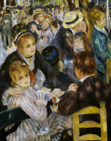 A.Renoir, Moulin de la Galette /Ausschn. van Pierre-Auguste Renoir