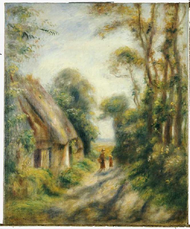 Am Stadtrand von Berneval. van Pierre-Auguste Renoir