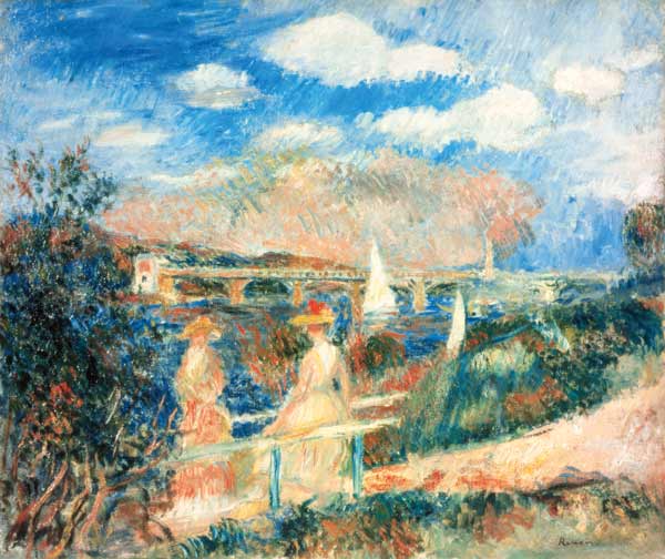 The banks of the Seine at Argenteuil van Pierre-Auguste Renoir
