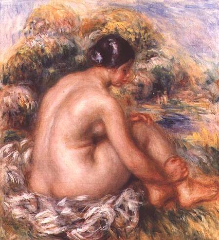 Bather van Pierre-Auguste Renoir