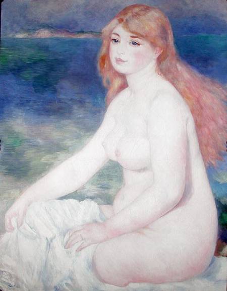 Bather (Blonde Bather II) van Pierre-Auguste Renoir