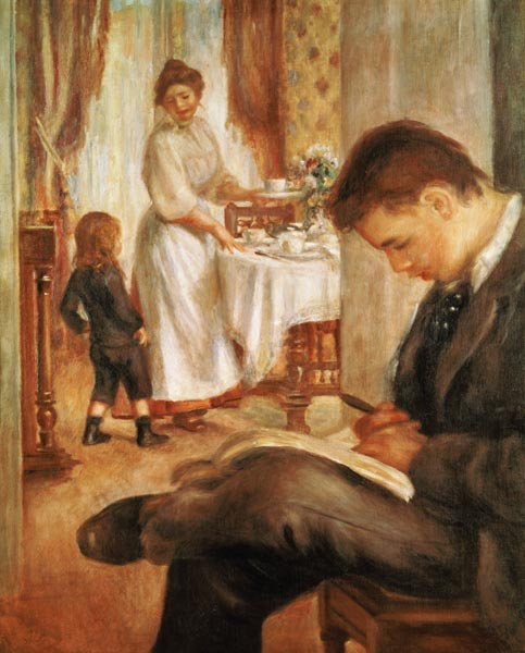 Breakfast at Berneval van Pierre-Auguste Renoir
