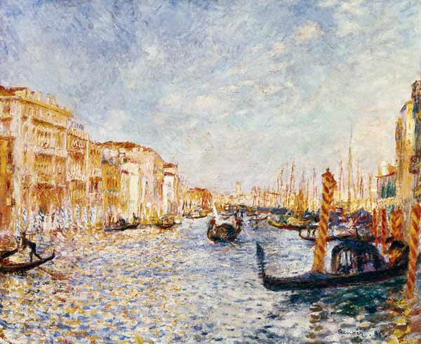 Renoir / Canal Grande in Venice / 1881 van Pierre-Auguste Renoir