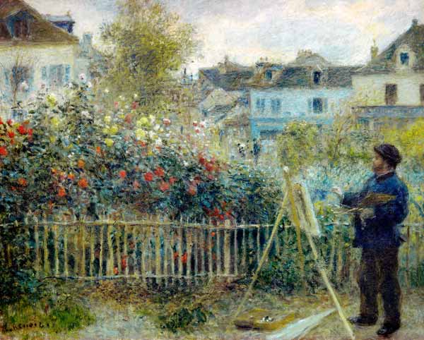 Claude Monet painting / Renoir van Pierre-Auguste Renoir