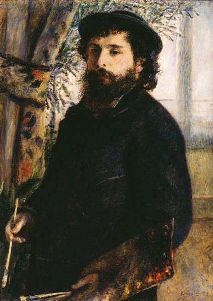 Renoir / Claude Monet / Painting / 1875 van Pierre-Auguste Renoir