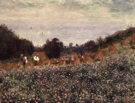 Countryside at Berneval van Pierre-Auguste Renoir