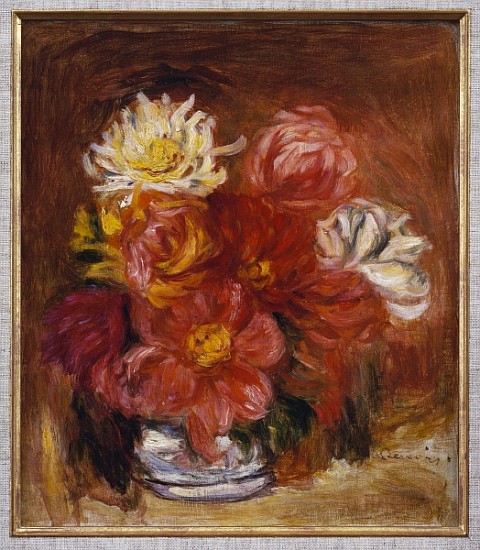 Dahlia, c.1890 van Pierre-Auguste Renoir