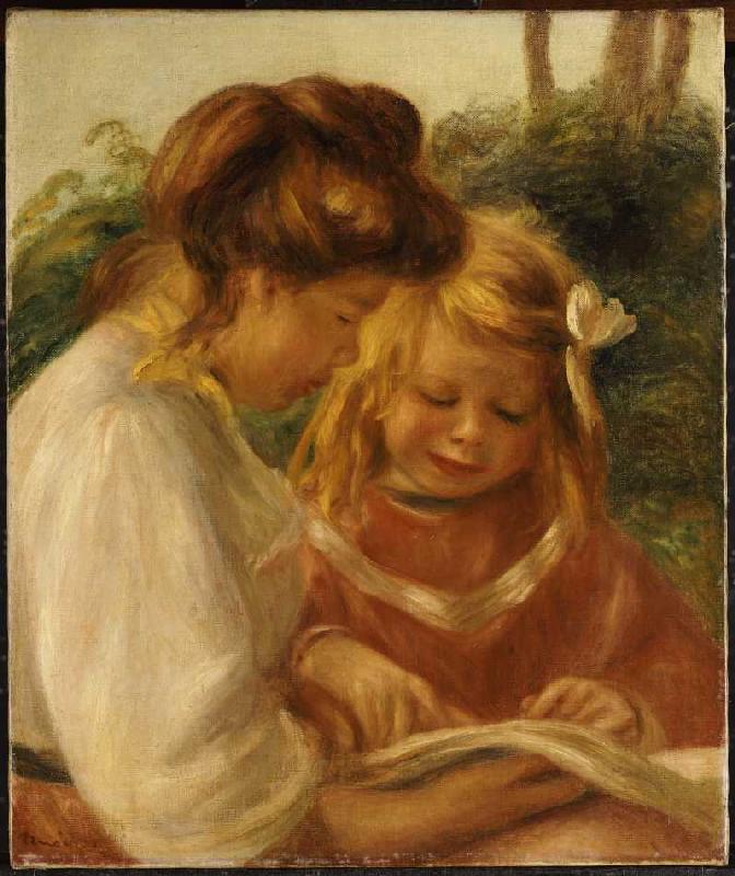 Das Alphabet, Jean und Gabrielle. van Pierre-Auguste Renoir