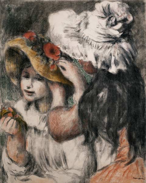 Die Hutnadel van Pierre-Auguste Renoir