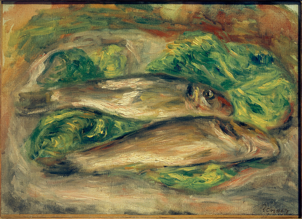 Die Fische van Pierre-Auguste Renoir