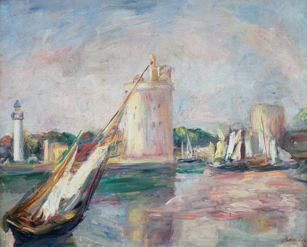 Renoir /Entree du port La Rochelle /1890 van Pierre-Auguste Renoir