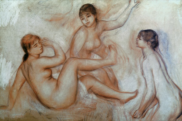 Bathers van Pierre-Auguste Renoir