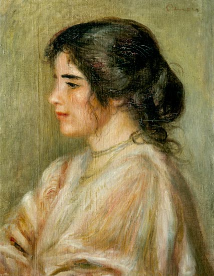 Gabrielle im Profil van Pierre-Auguste Renoir