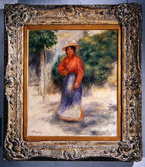 Gabrielle in the garden, c.1905 ? van Pierre-Auguste Renoir