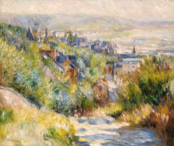 The Heights At Trouville van Pierre-Auguste Renoir