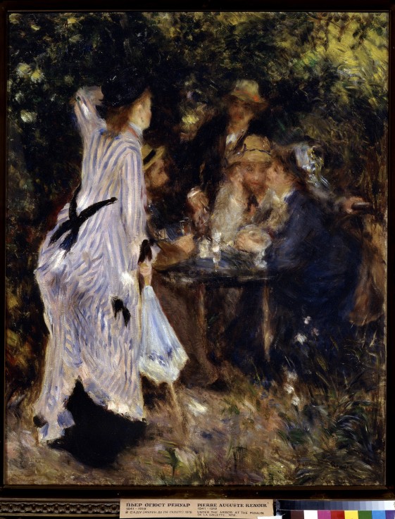 In the Garden (Au Jardin du Moulin de la Galette) van Pierre-Auguste Renoir