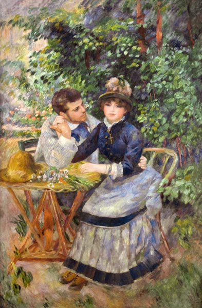 In the Garden van Pierre-Auguste Renoir