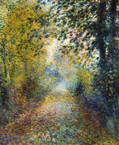 In the Woods van Pierre-Auguste Renoir