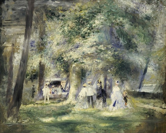 In the Park at Saint-Cloud van Pierre-Auguste Renoir