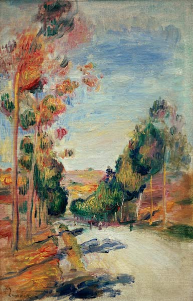 Renoir / Landscape near Essoyes / 1897 van Pierre-Auguste Renoir