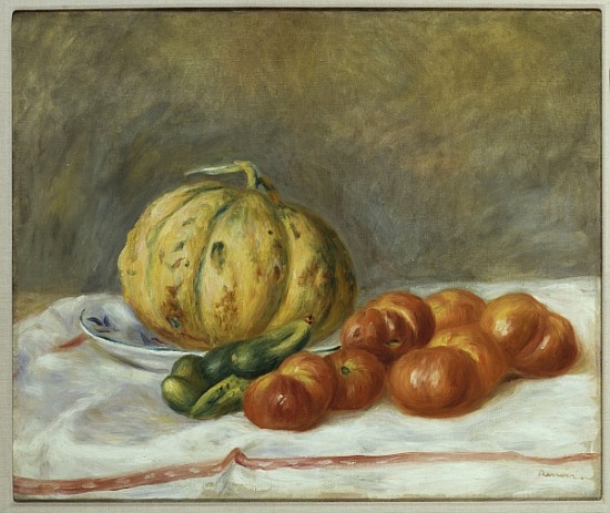 Melon and Tomatoes van Pierre-Auguste Renoir