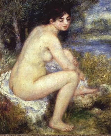 Nude in a Landscape van Pierre-Auguste Renoir