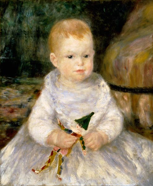 Child with a Punch puppet van Pierre-Auguste Renoir