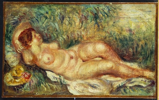 Outstretched Nude van Pierre-Auguste Renoir