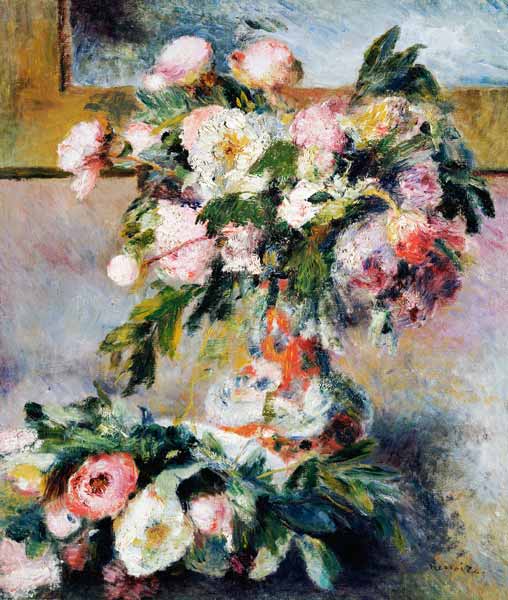 Pfingstrosen van Pierre-Auguste Renoir