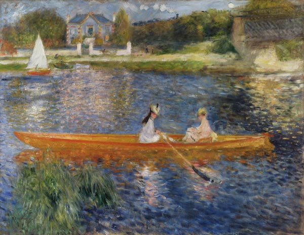 Die Seine bei Asnières (La Yole) van Pierre-Auguste Renoir