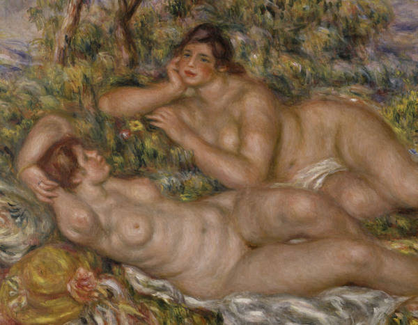 A.Renoir, Badende / 1918-19 van Pierre-Auguste Renoir
