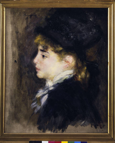 A.Renoir, Weibliches Bildnis (Margot) van Pierre-Auguste Renoir