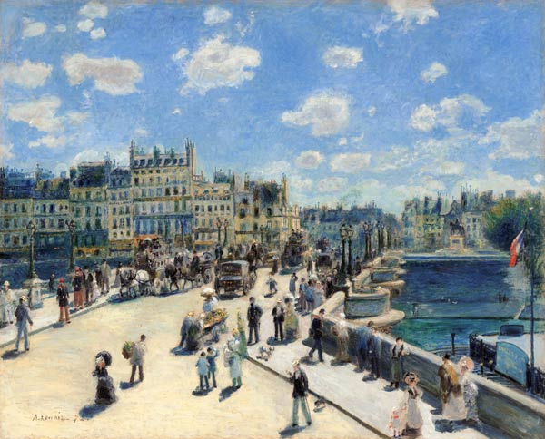 Pont neuf van Pierre-Auguste Renoir