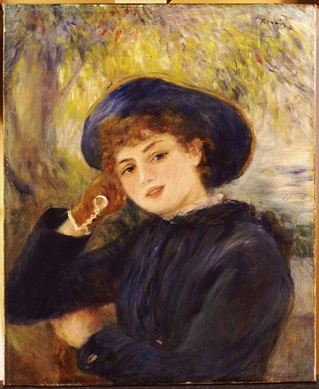 Portrait of Mademoiselle Demarsy van Pierre-Auguste Renoir
