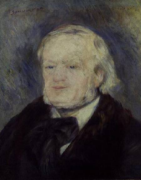 Portrait of Richard Wagner (1813-83) van Pierre-Auguste Renoir