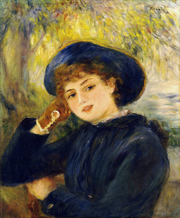 Portrait Of Madamoiselle Demarsy van Pierre-Auguste Renoir
