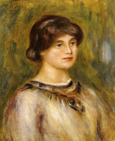 Portrait of Marie Lestringuez van Pierre-Auguste Renoir