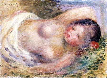 Reclining Nude van Pierre-Auguste Renoir