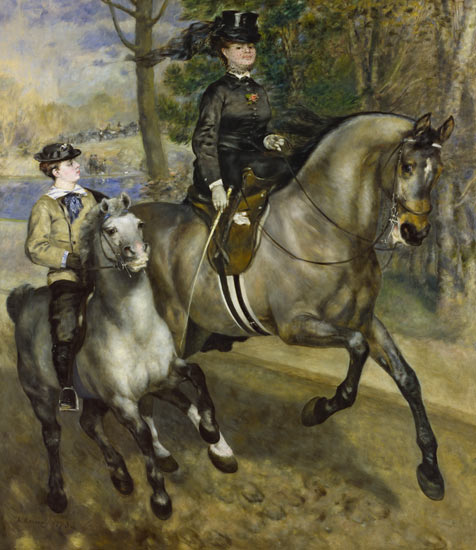 Reiter im Bois. van Pierre-Auguste Renoir