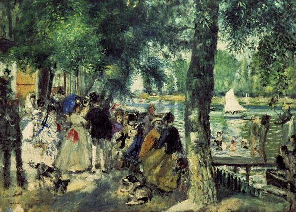 Renoir / Bath in the Seine / 1869 van Pierre-Auguste Renoir