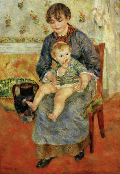 Renoir / Mere et enfant / 1881 van Pierre-Auguste Renoir