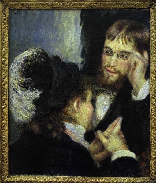 Renoir / The conversation / c.1878 van Pierre-Auguste Renoir