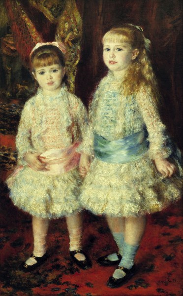 Renoir /Demoiselles Cahen d Anvers /1881 van Pierre-Auguste Renoir