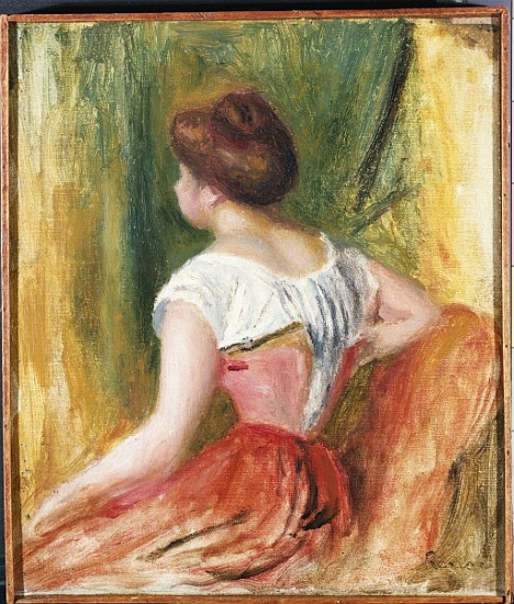 Seated Young Woman van Pierre-Auguste Renoir