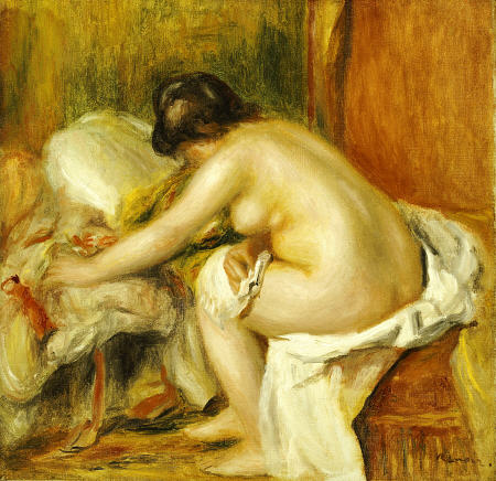 Seated Bather van Pierre-Auguste Renoir