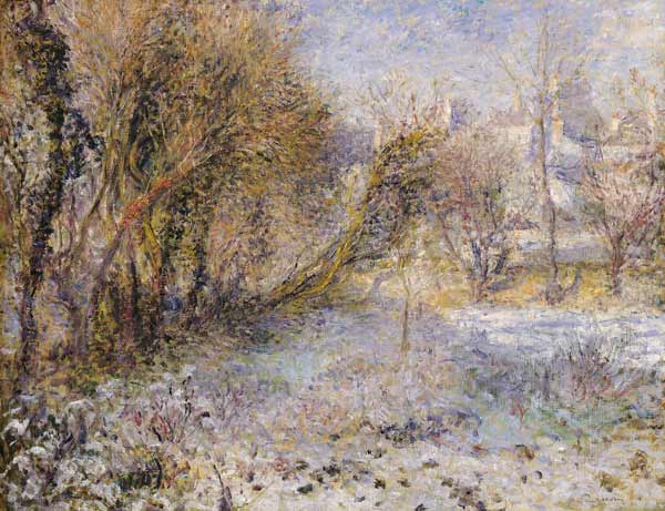 Snowy Landscape van Pierre-Auguste Renoir