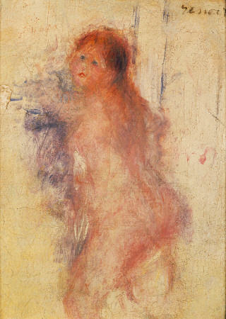 Standing Nude Woman van Pierre-Auguste Renoir