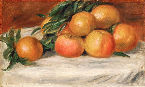Still Life With Apples And Oranges van Pierre-Auguste Renoir