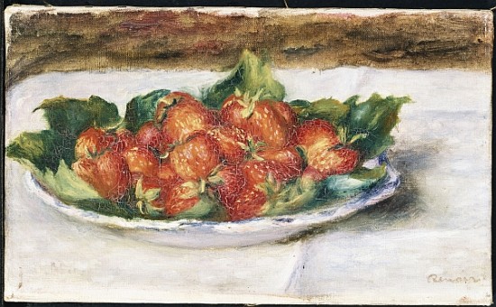 Still Life with Strawberries, c.1880 van Pierre-Auguste Renoir