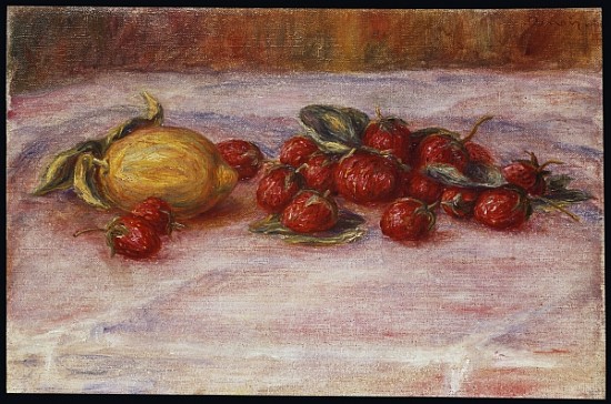 Strawberries and Lemons van Pierre-Auguste Renoir